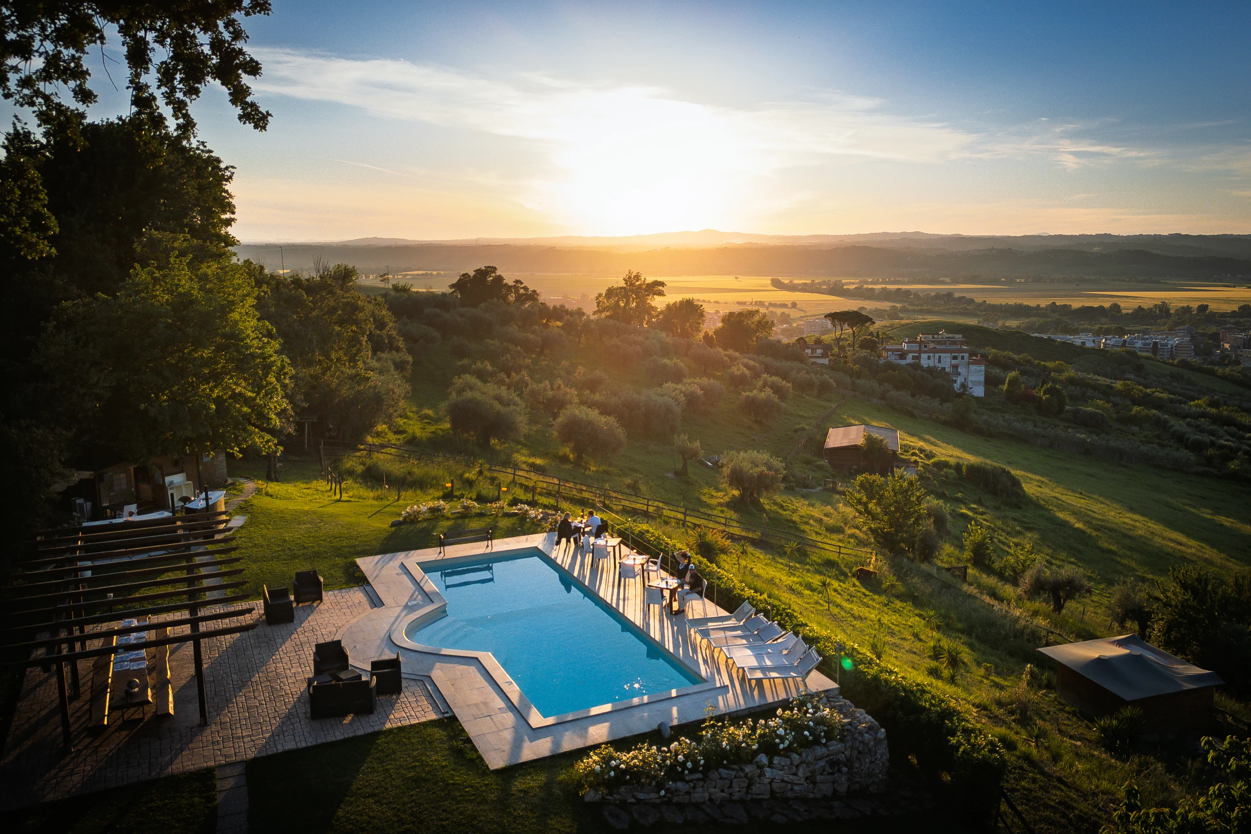 Villa con tenuta e piscina a Monterotondo